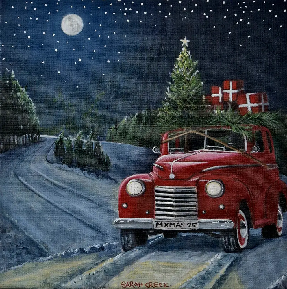 On my way to christmas, Christmas landscape