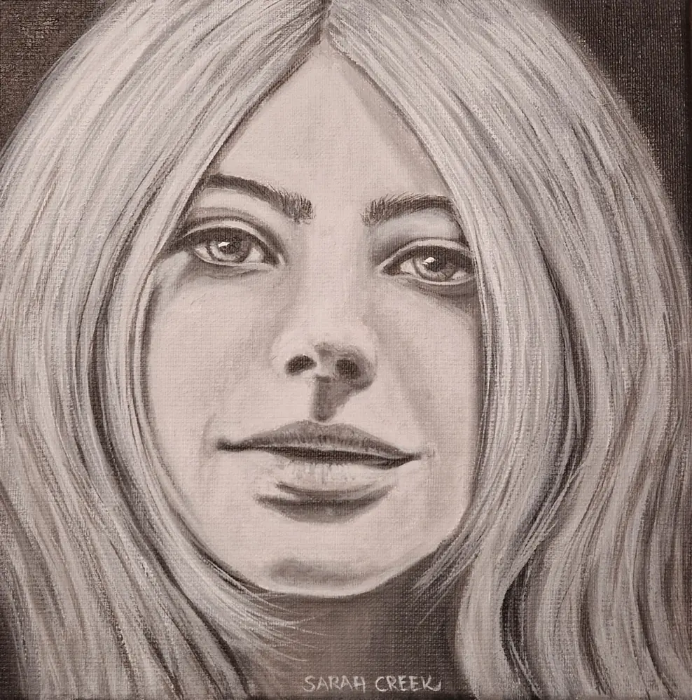 Dreamy girl, Portrait study of a girl