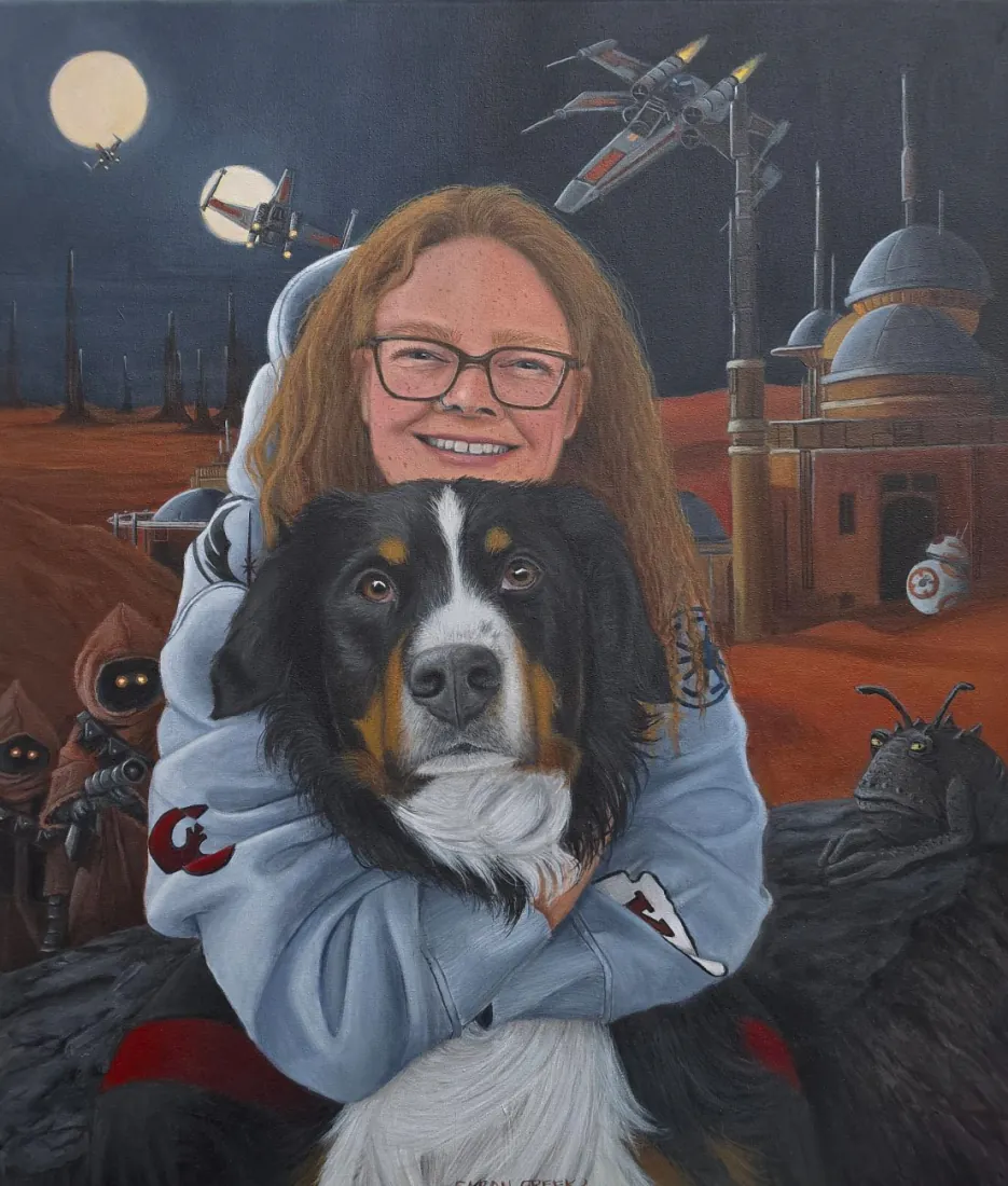 A Companion in a Galaxy Far, Far Away, Portrait of Anne