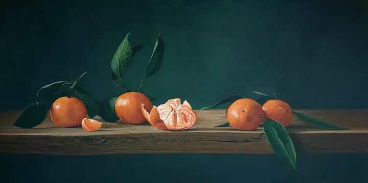 Vitamine C, Still life with mandarins