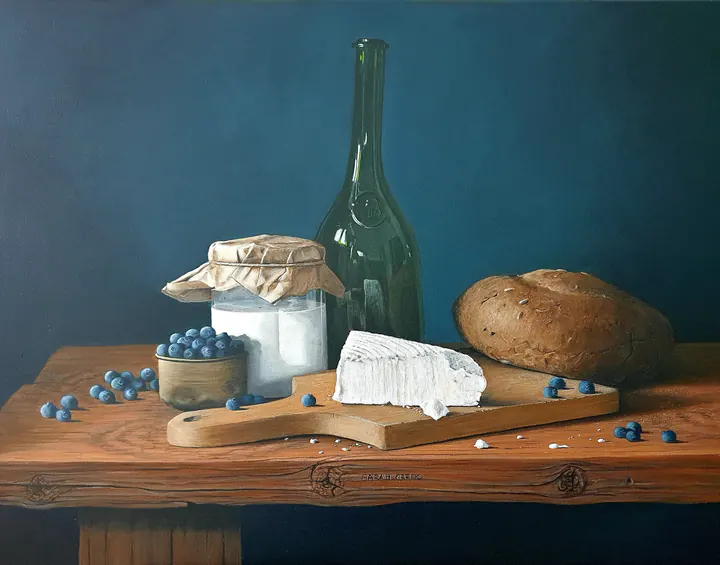 My favourites, Still life with blueberries