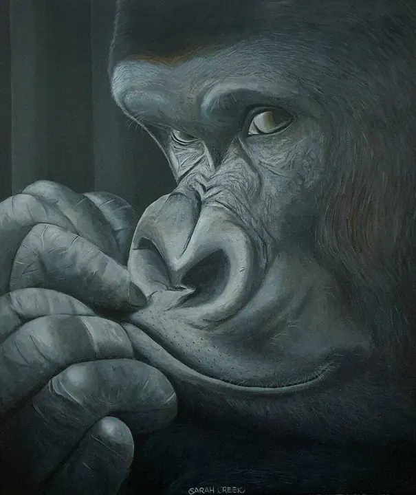 De denker, Gorilla