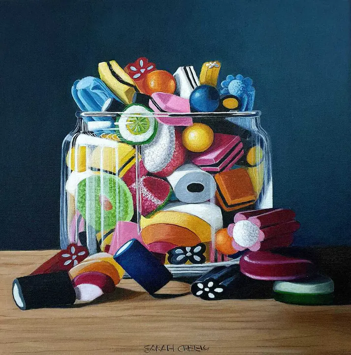 Candy, Glass of sweets