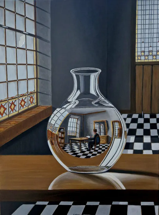 Finishing up my assignment, Glass vase