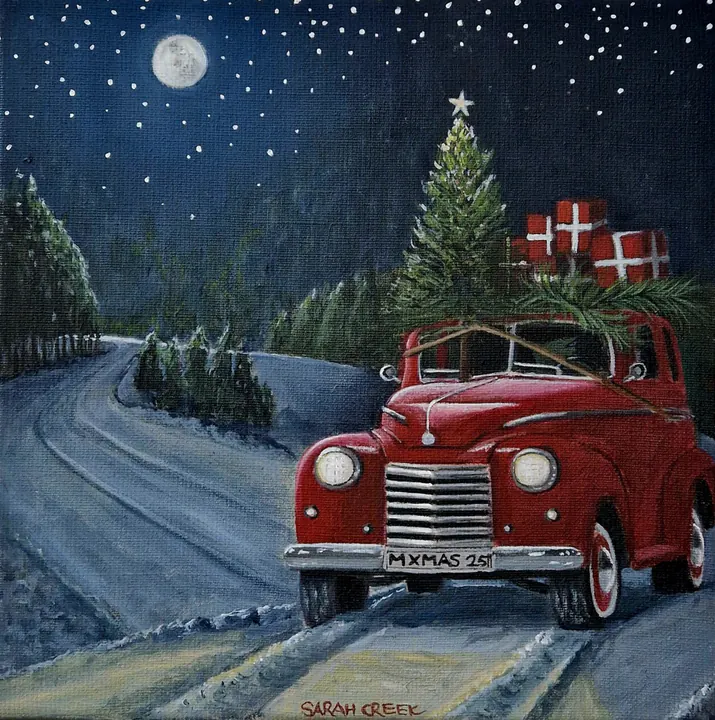 Winter and Christmas, On my way to christmas
