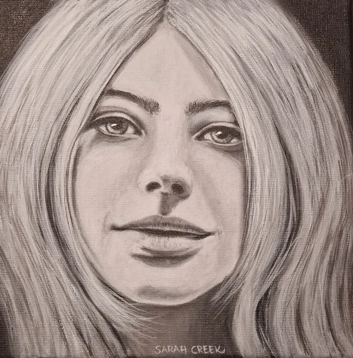Dreamy girl, Portrait study of a girl